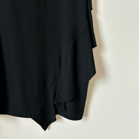 DVF Asymmetrical Black Dress - Picture 4 of 7